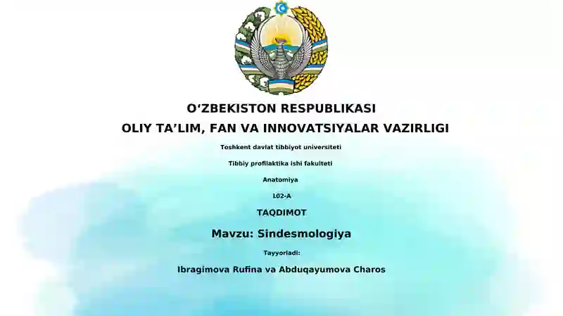 Sindesmologiya