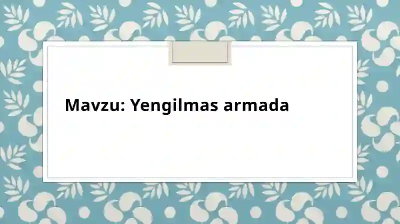 Yengilmas Armada
