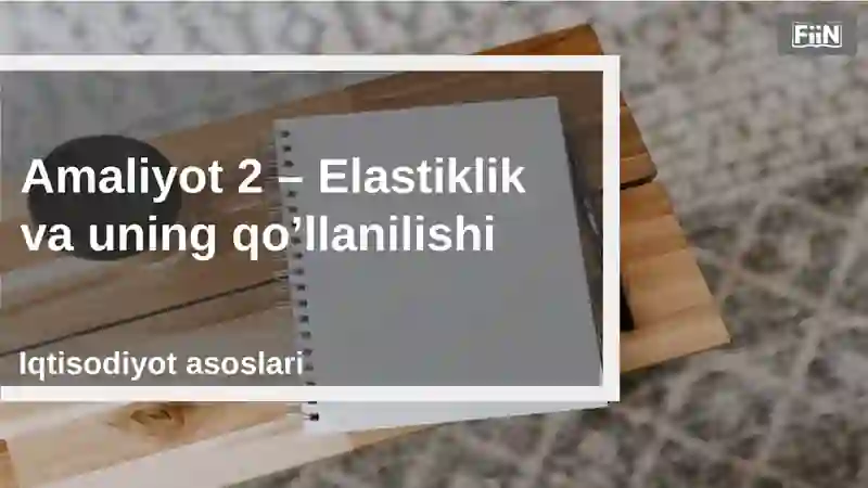 Amaliyot2–Elastiklik va uning qo’llanilishi