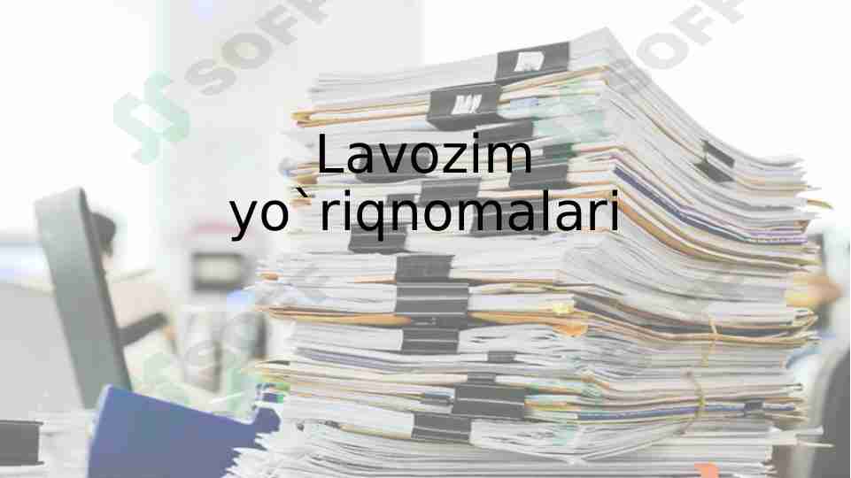 Lavozim yo'riqnomalari