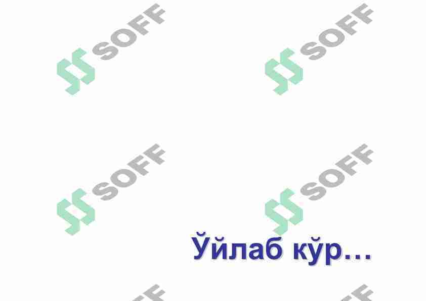 Shunchaki zerikkanlar uchun