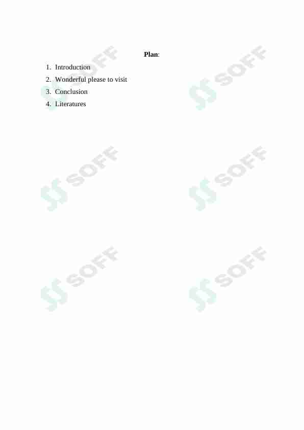 Wonderful please to visit