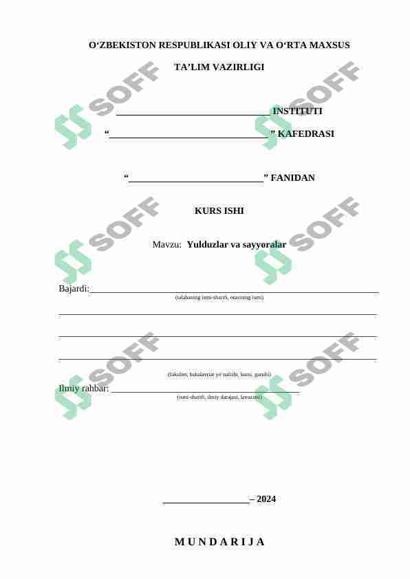 Yukduzlar va Sayyoralar