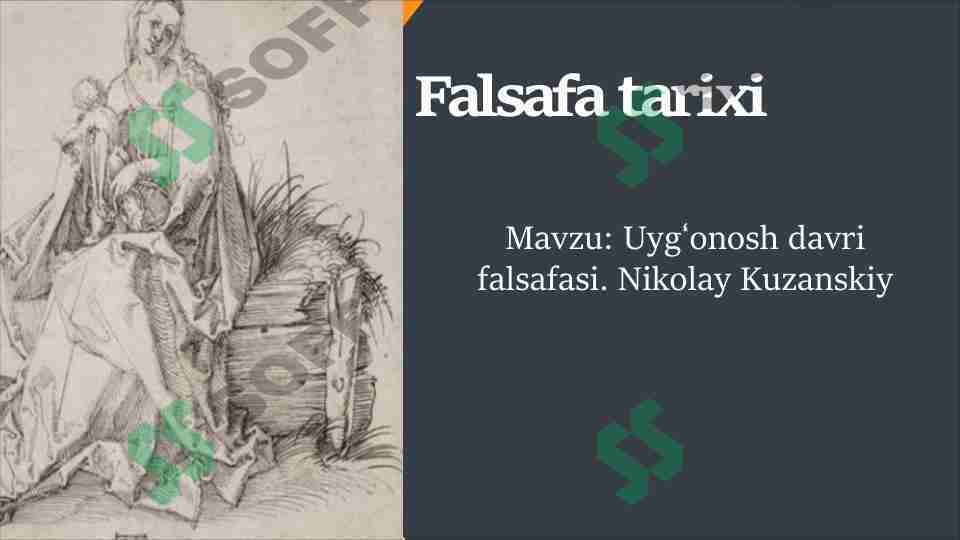 Uyg'onosh davri falsafasi. Nikolay Kuzanskiy