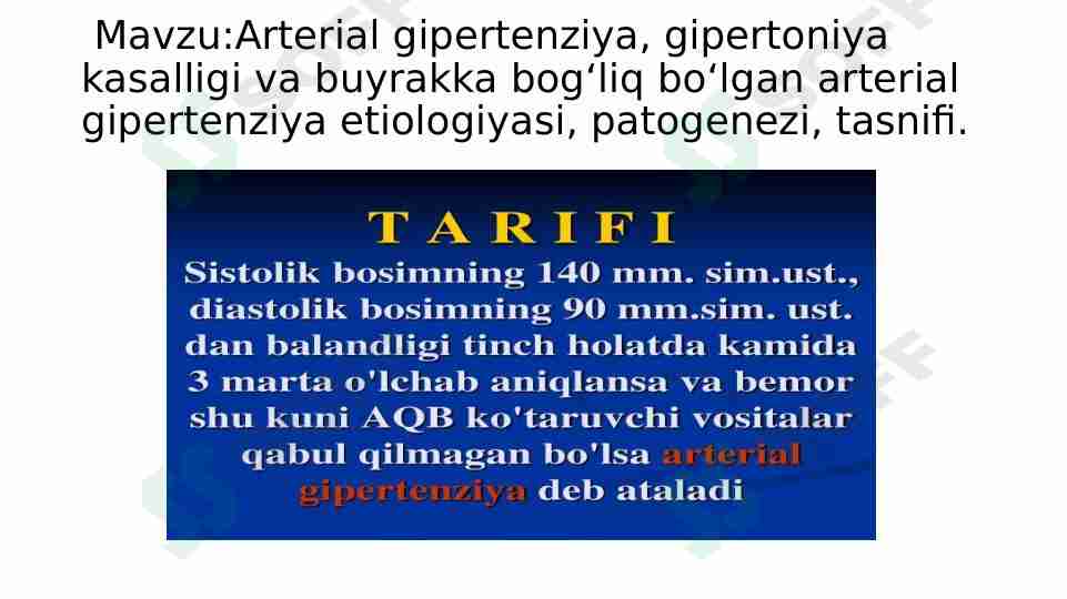 gipertoniya kasalligi