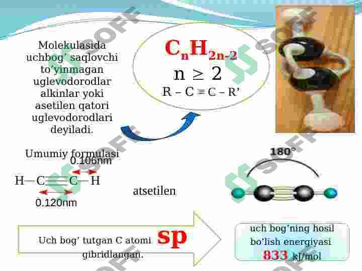 ALKINLAR. ATSETILENLAR HAQIDA UMUMIY TUSHUNCHA