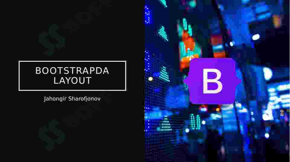 Bootstraptda Layout (frontend)