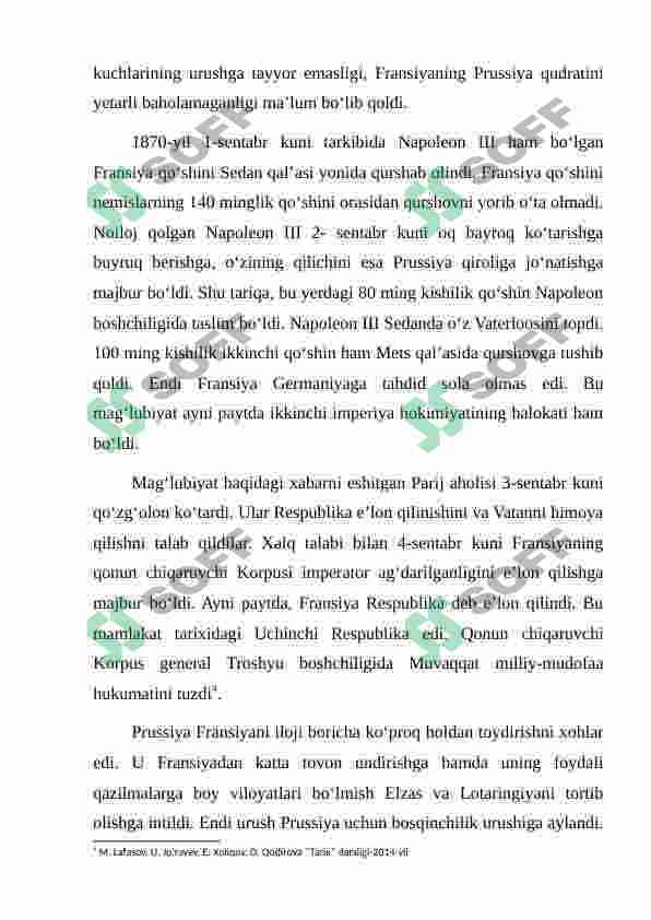 Fransiyada Uchinchi Respublika va 1871-yilgi davlat to'ntarishi