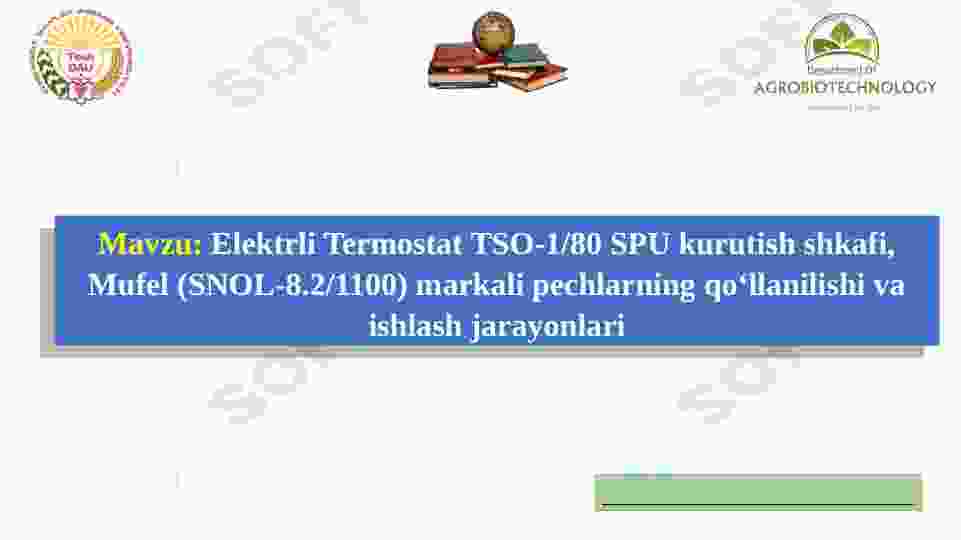 Elektrli Termostat