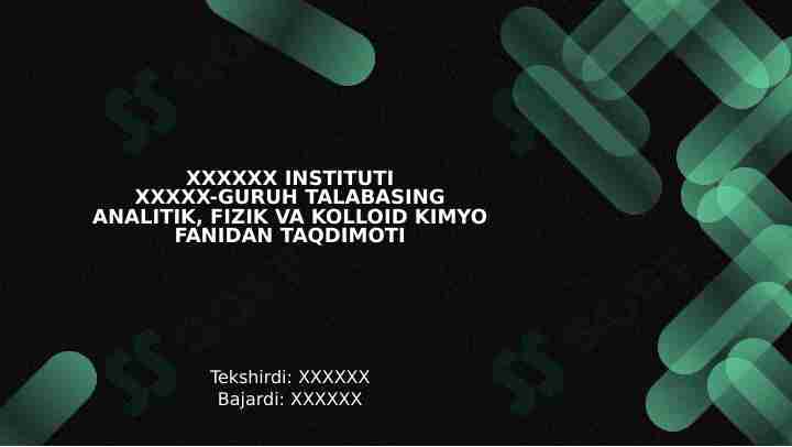 Kuchli elektrolitlarning elektr o'tkazuvchanligi