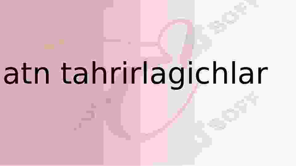 Matn tahrirlagichlar