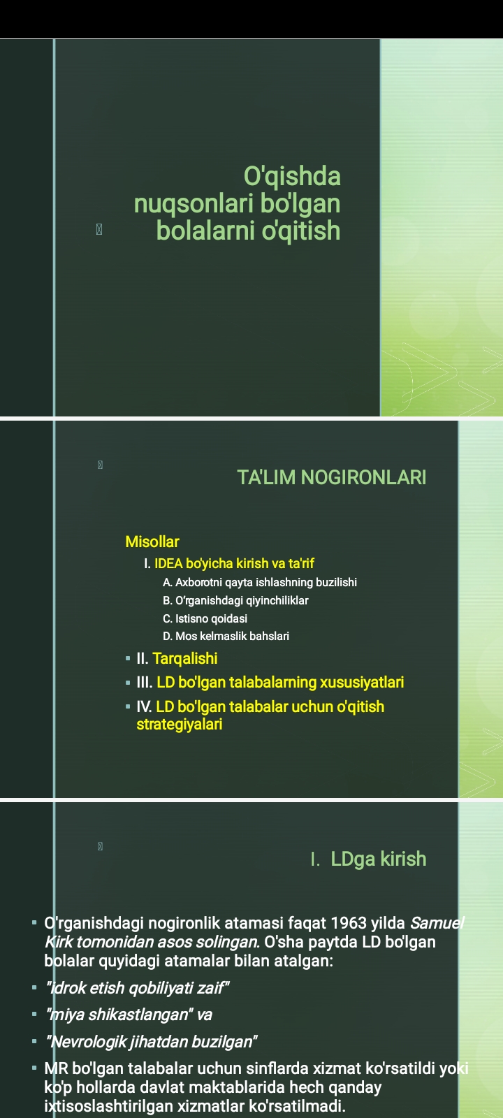 Google Slides dasturi: Onlayn slaydlar yaratish, ularda ish qilish, boshqa foydalanuvchilar bilan birga ishlash