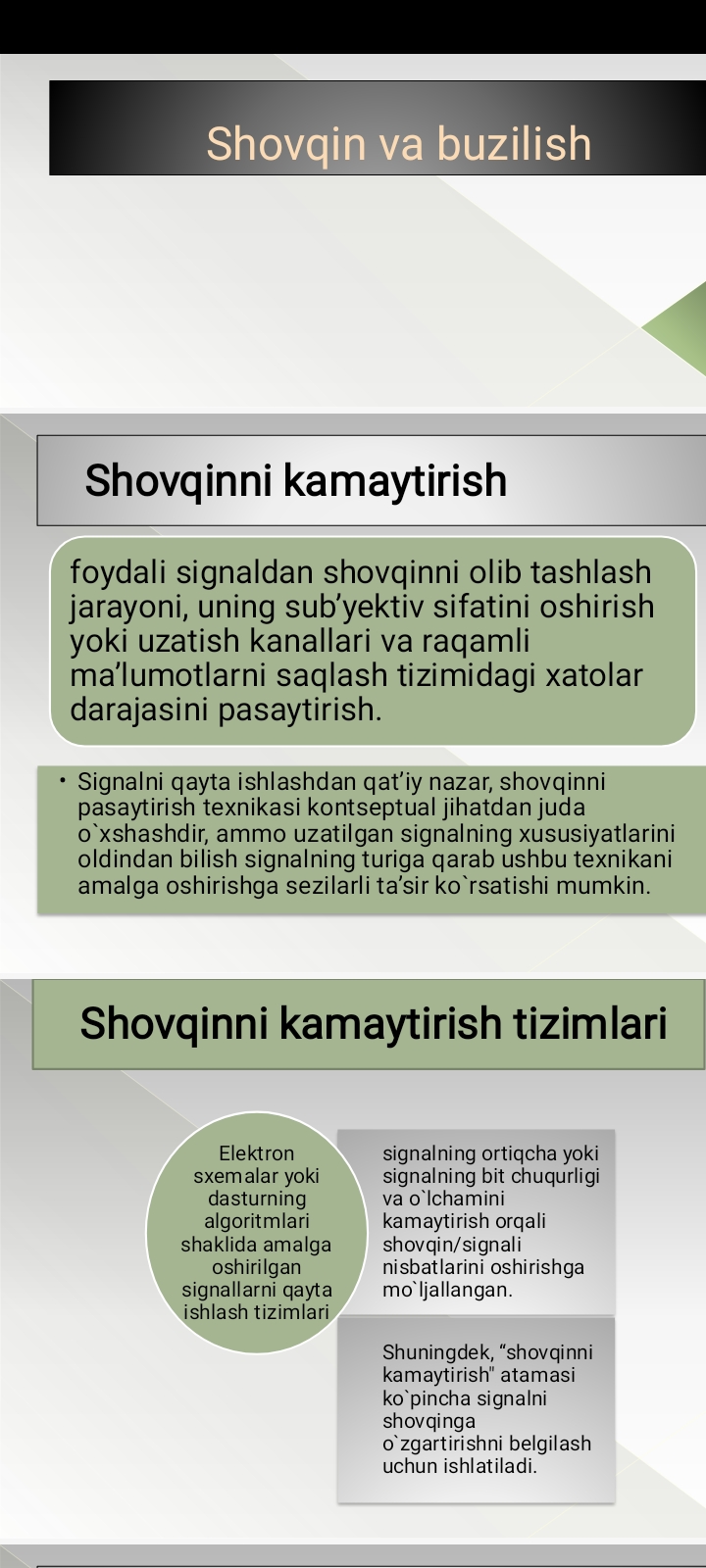 Tasvir va videoni siqishni asosiy usullari