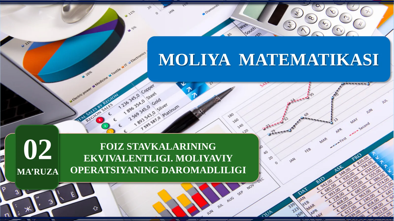 MOLIYA MATEMATIKASI: FOIZ STAVKALARINING EKVIVALENTLIGI. MOLIYAVIY OPERATSIYANING DAROMADLILIGI