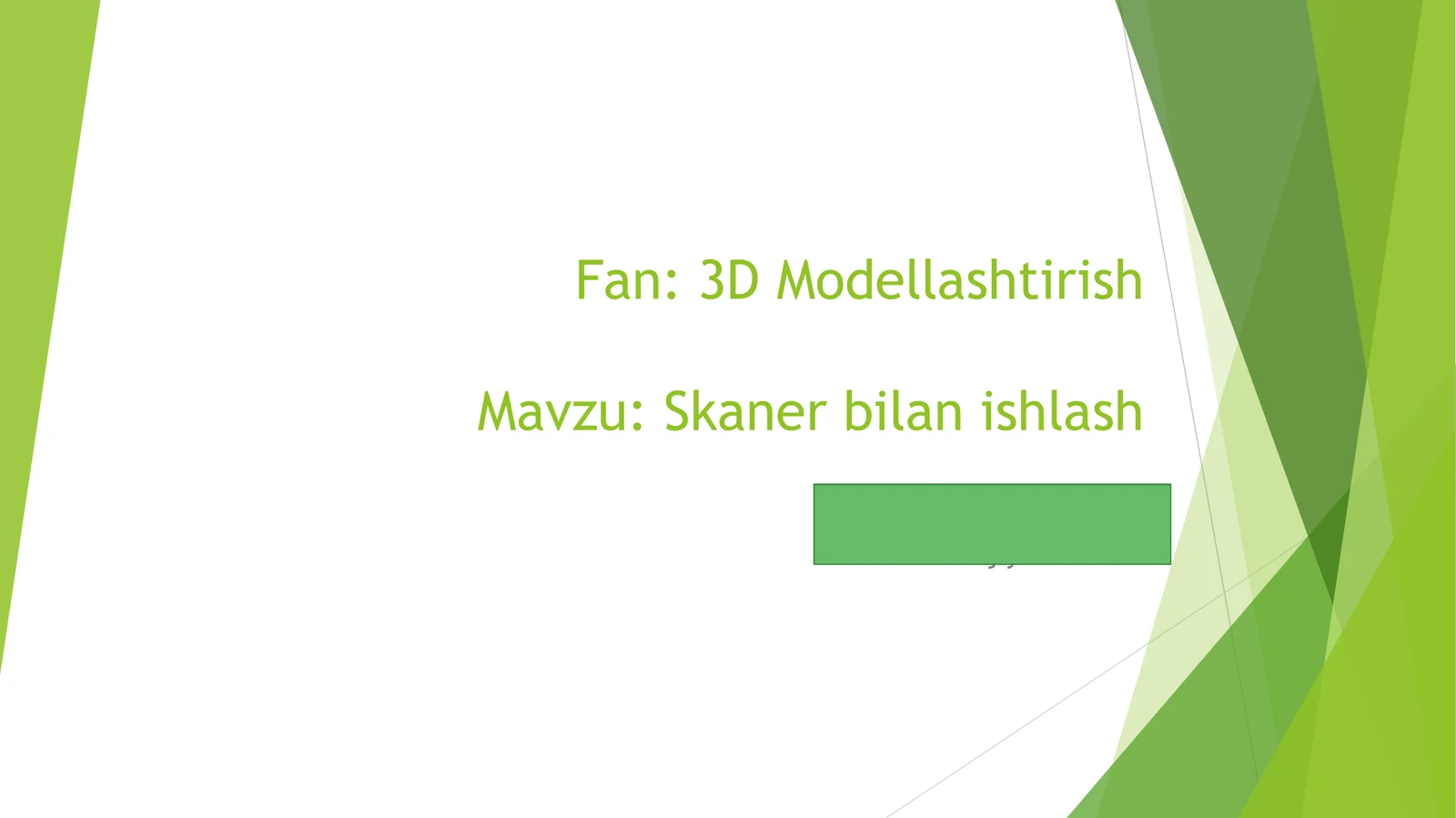 Skaner bilan ishlash