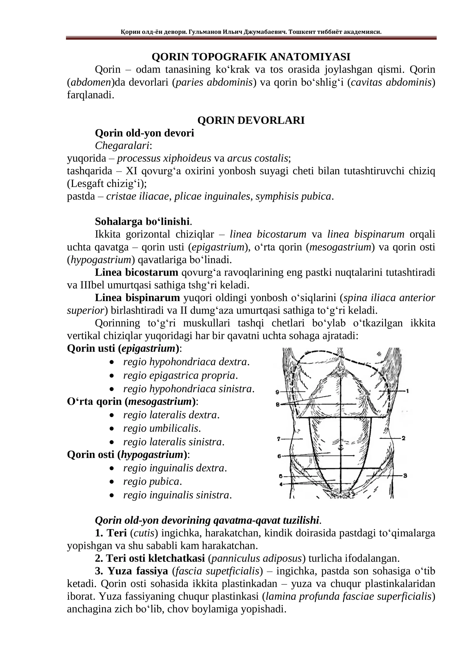 Qorin old yon devori