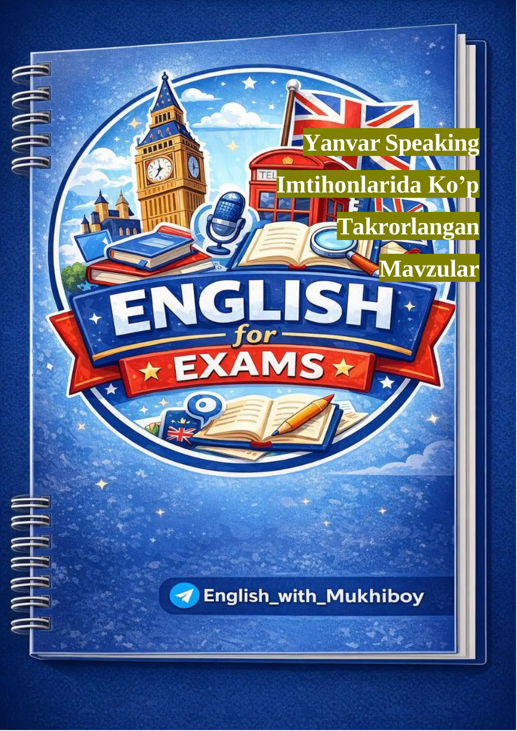 Yanvar oyida tushgan speaking savollari.