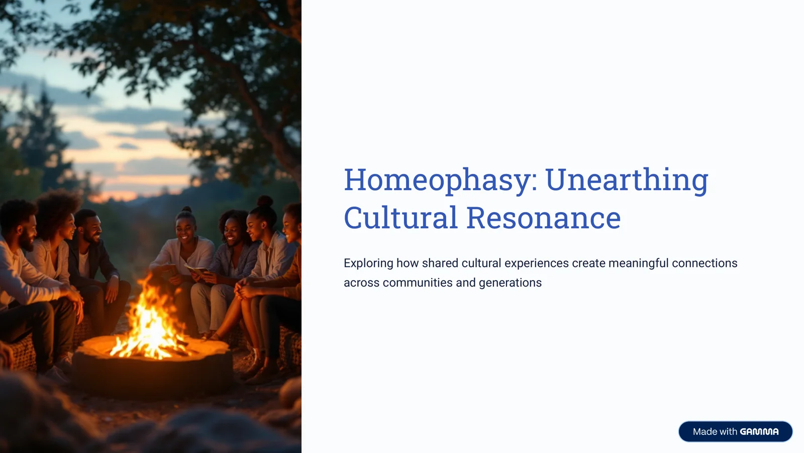 Homeophasy: Unearthing Cultural Resonance