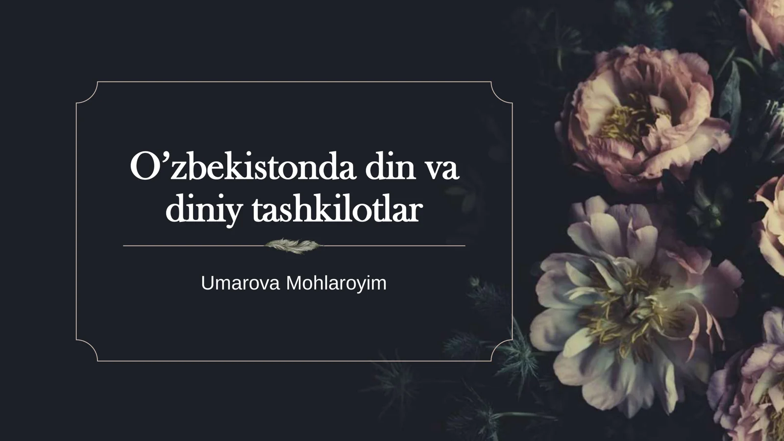 O’zbekistonda din va diniy tashkilotlar