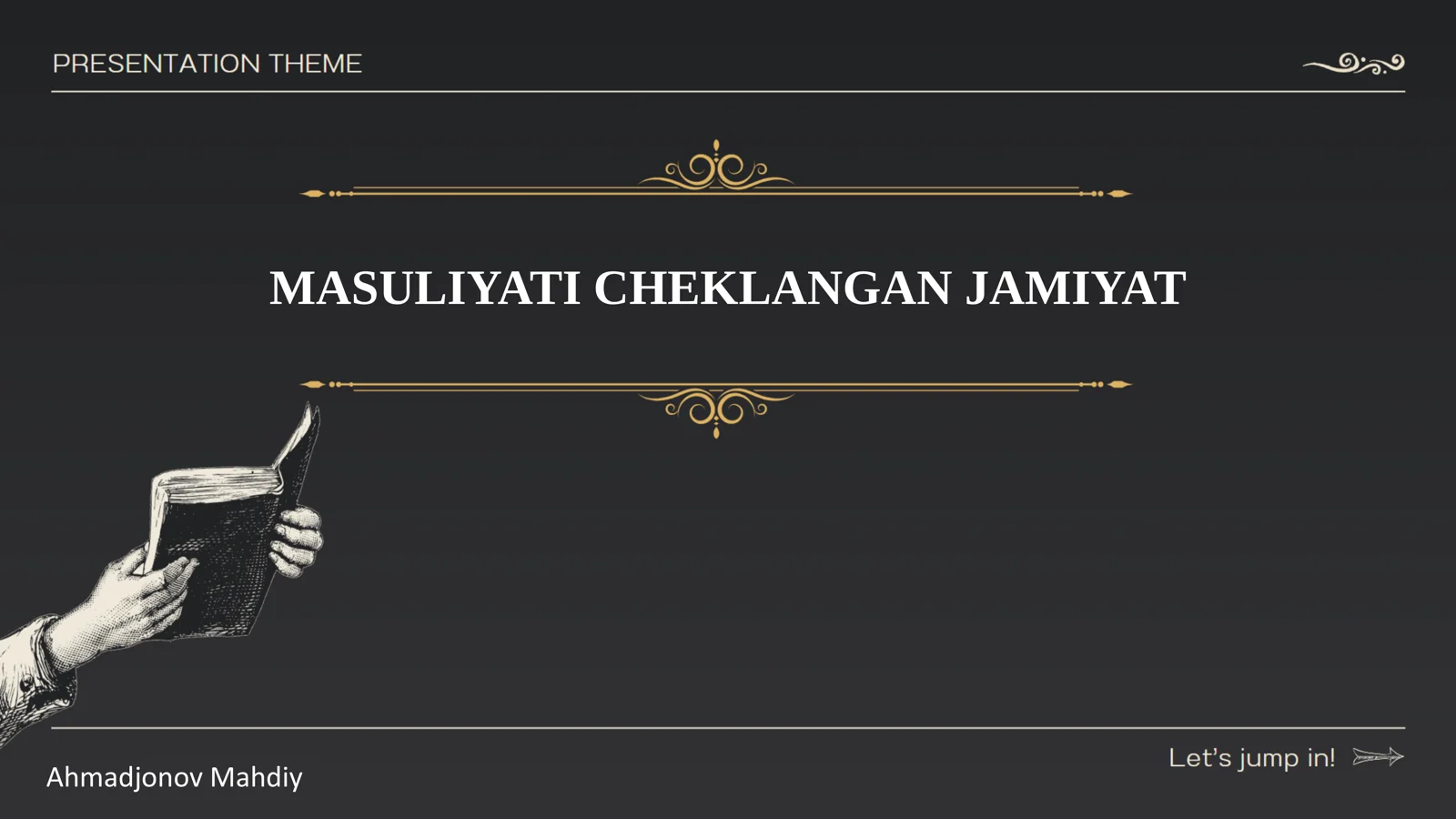 MASULIYATI CHEKLANGAN JAMIYAT