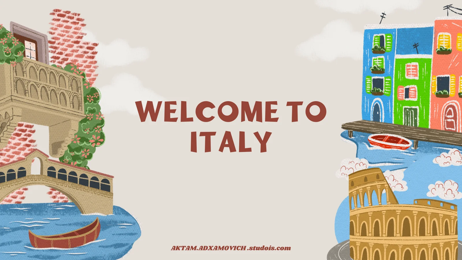 Italiya haqida prezentatsiya