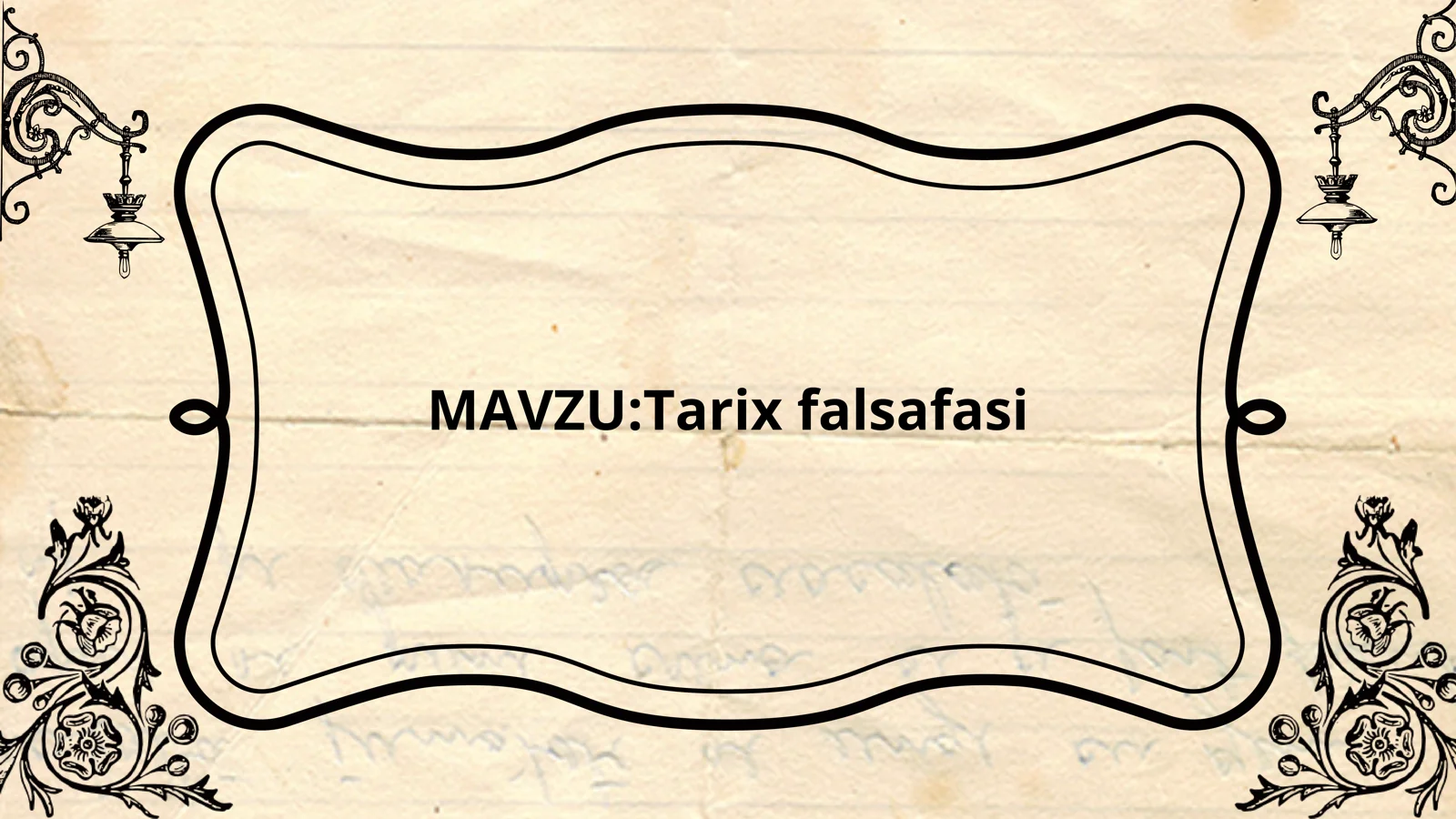 Tarix falsafasi