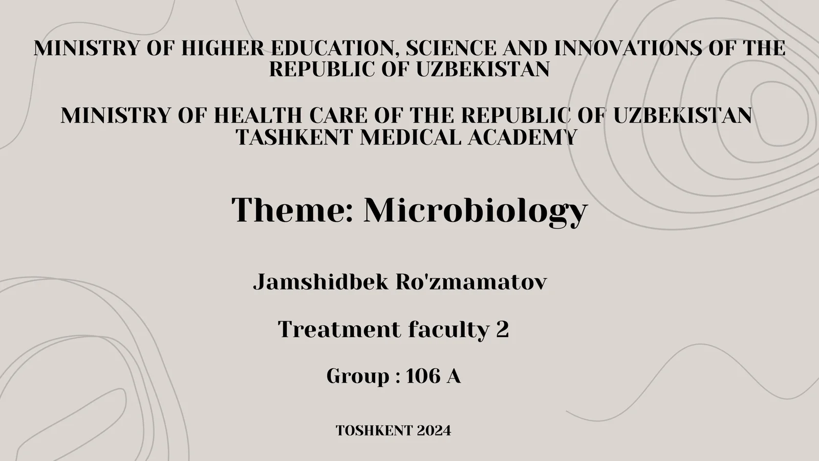 Microbiology