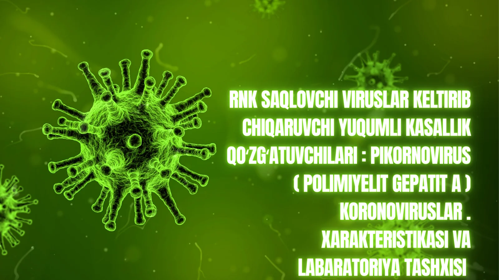 Pikornovirus polimiyelit gepatitA koronavirus