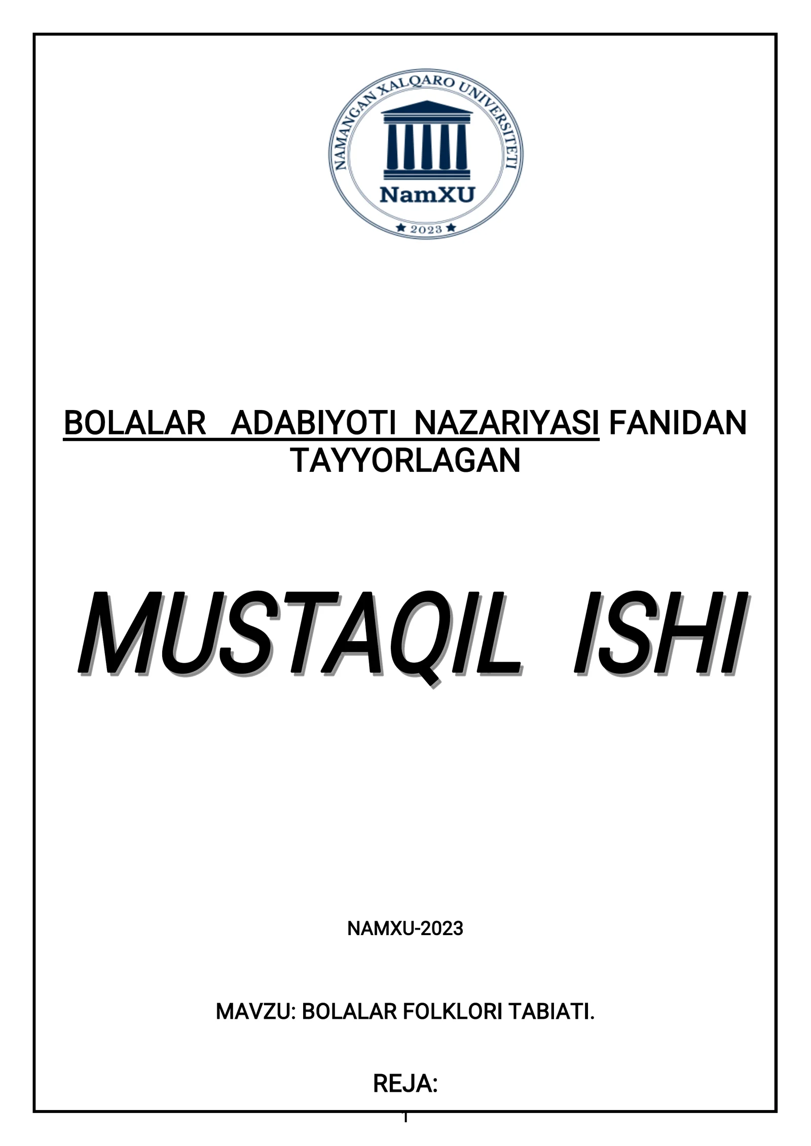 BOLALAR FOLKLORI TABIATI