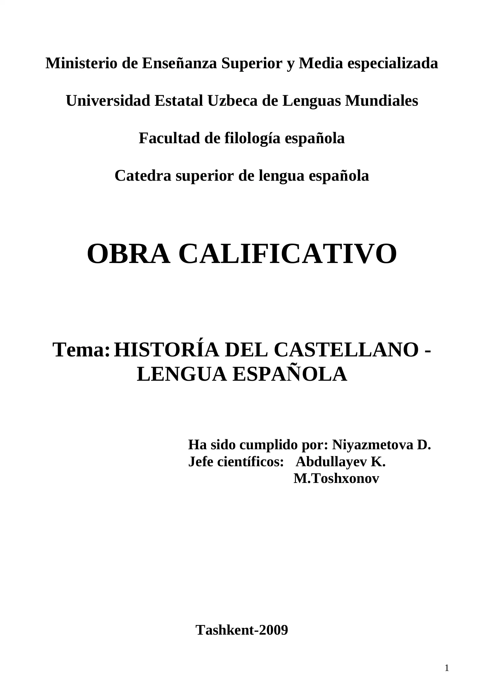OBRA CALIFICATIVO