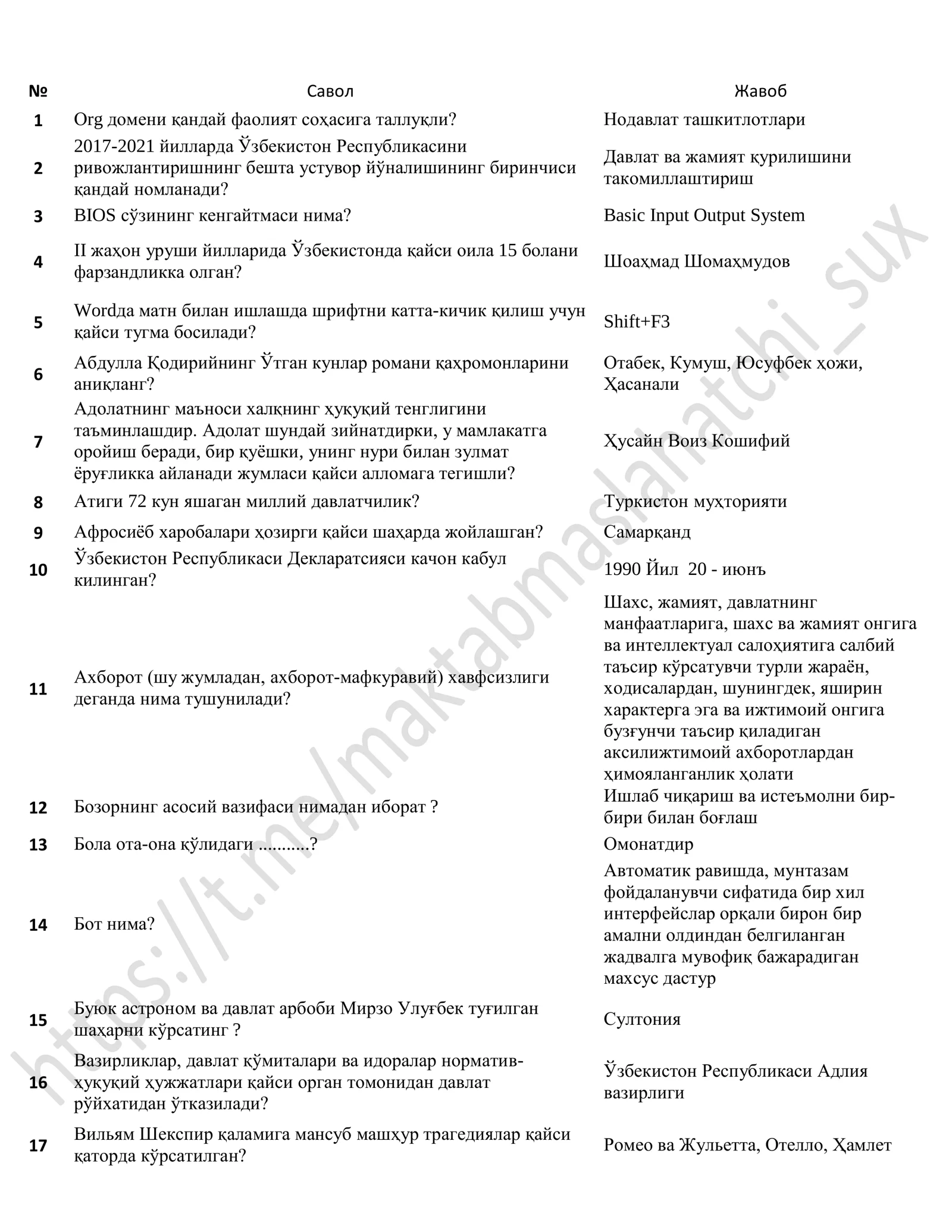 1205 ТЕСТ АРГОС