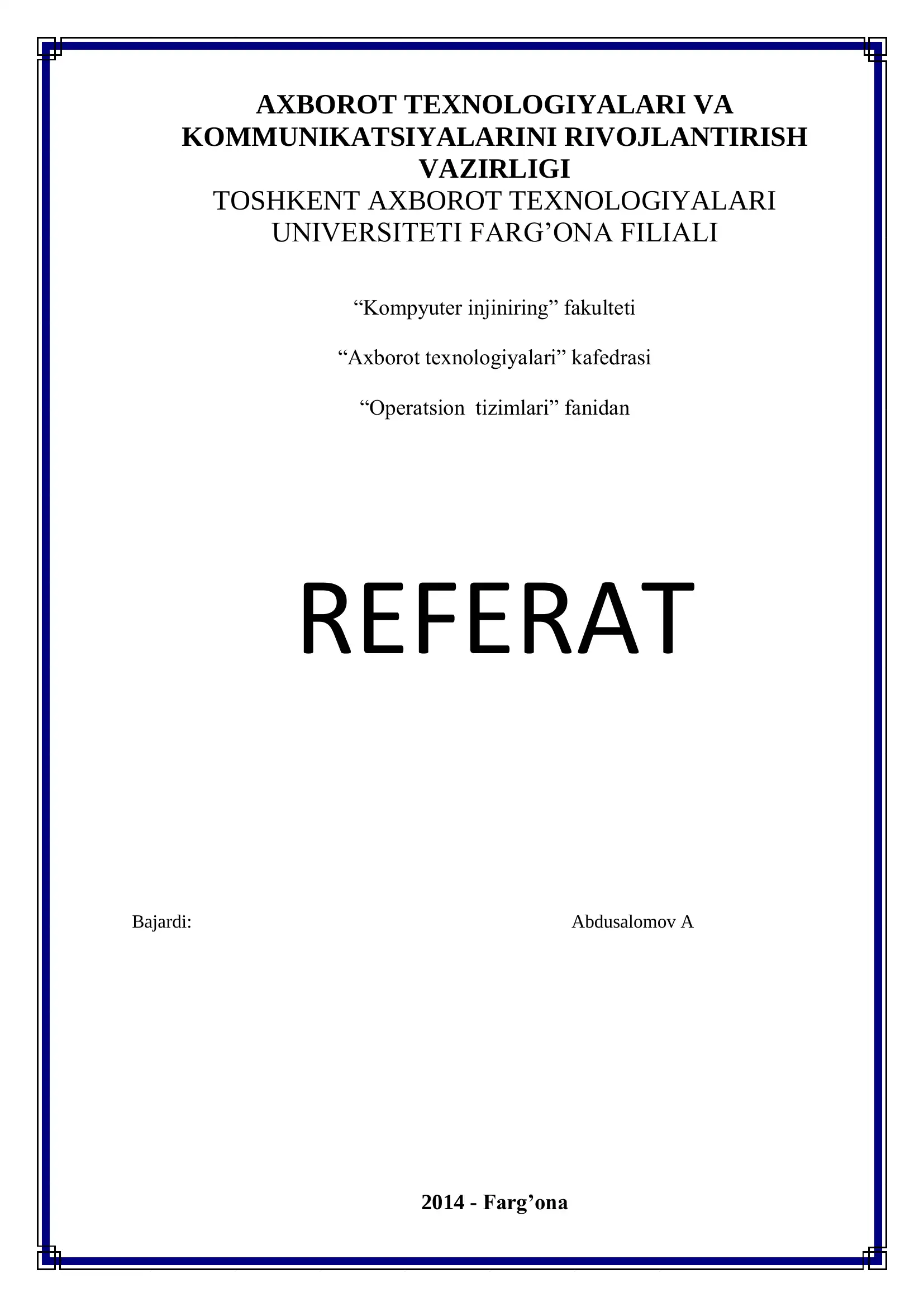 Windows 8.1 OTlari imkoniyatlaridan foydalanib OT rezerv nusxasini olish va qayta tiklash