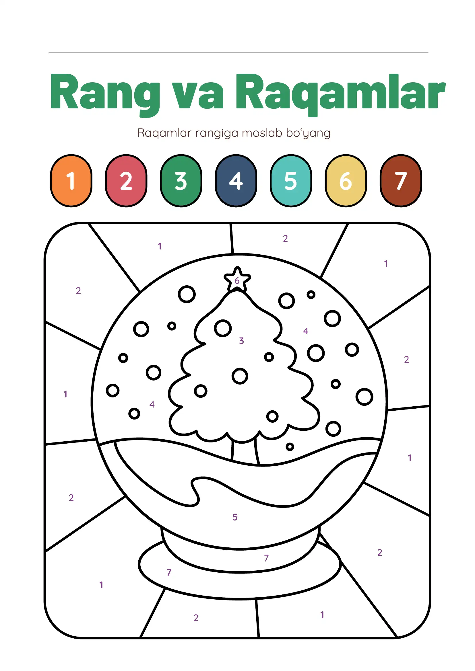 Bolalarga boʻyash uchun rasm