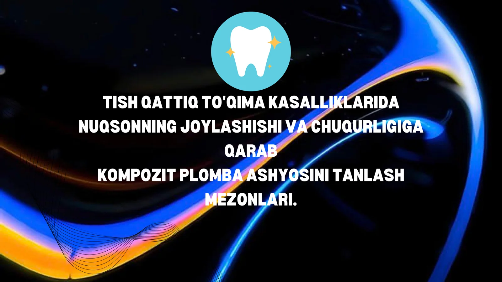 Emal va dentindagi patologik o'zgarishlar