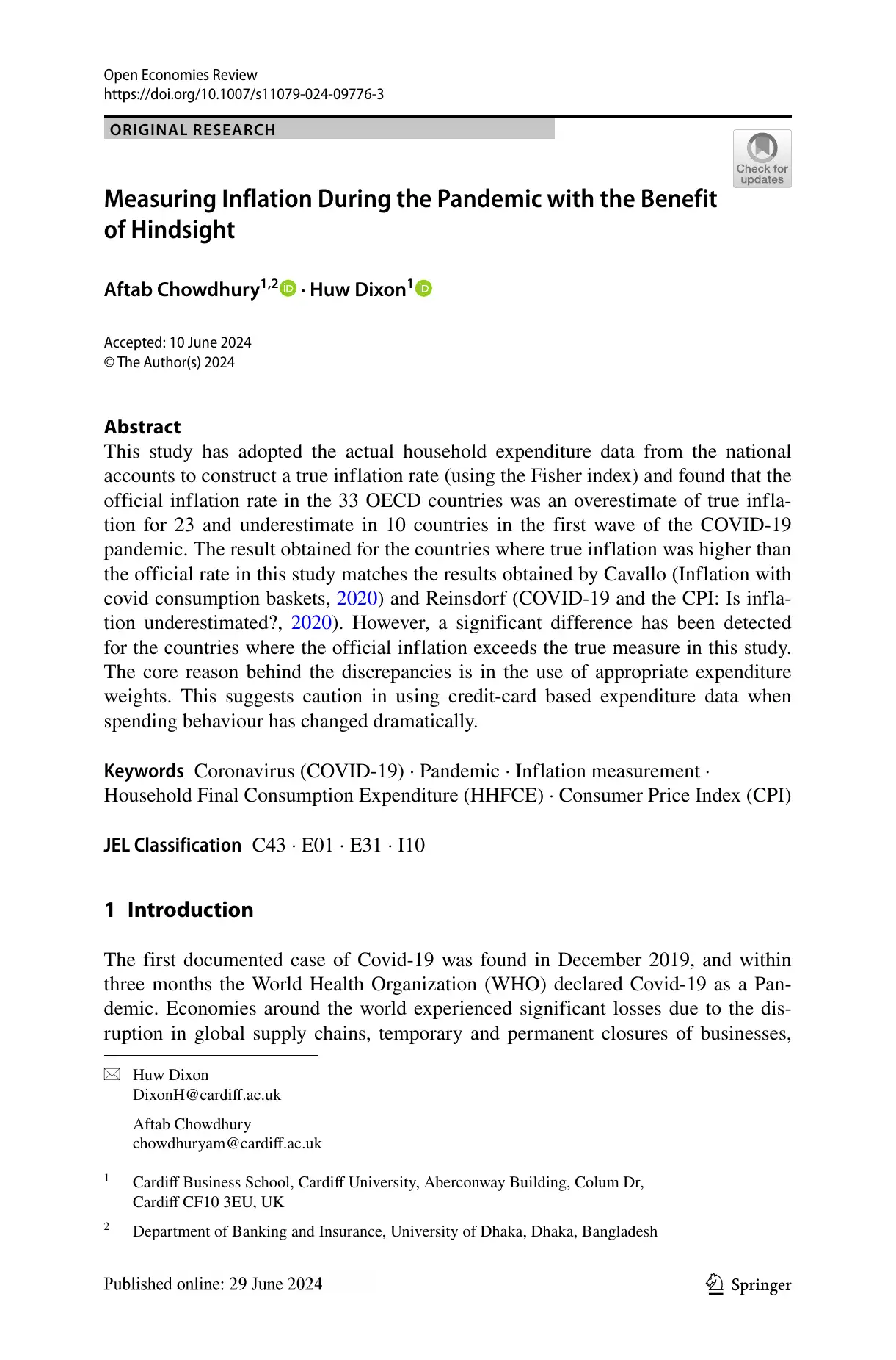 Measuring Inflation During the Pandemic with the Benefit of Hindsight