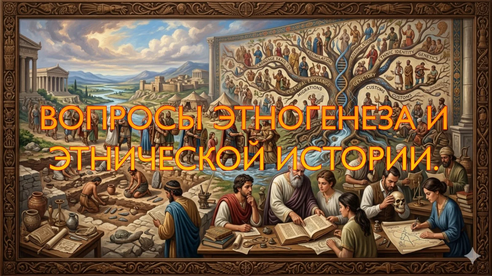 Презентация по тему: Вопросы этногенеза.