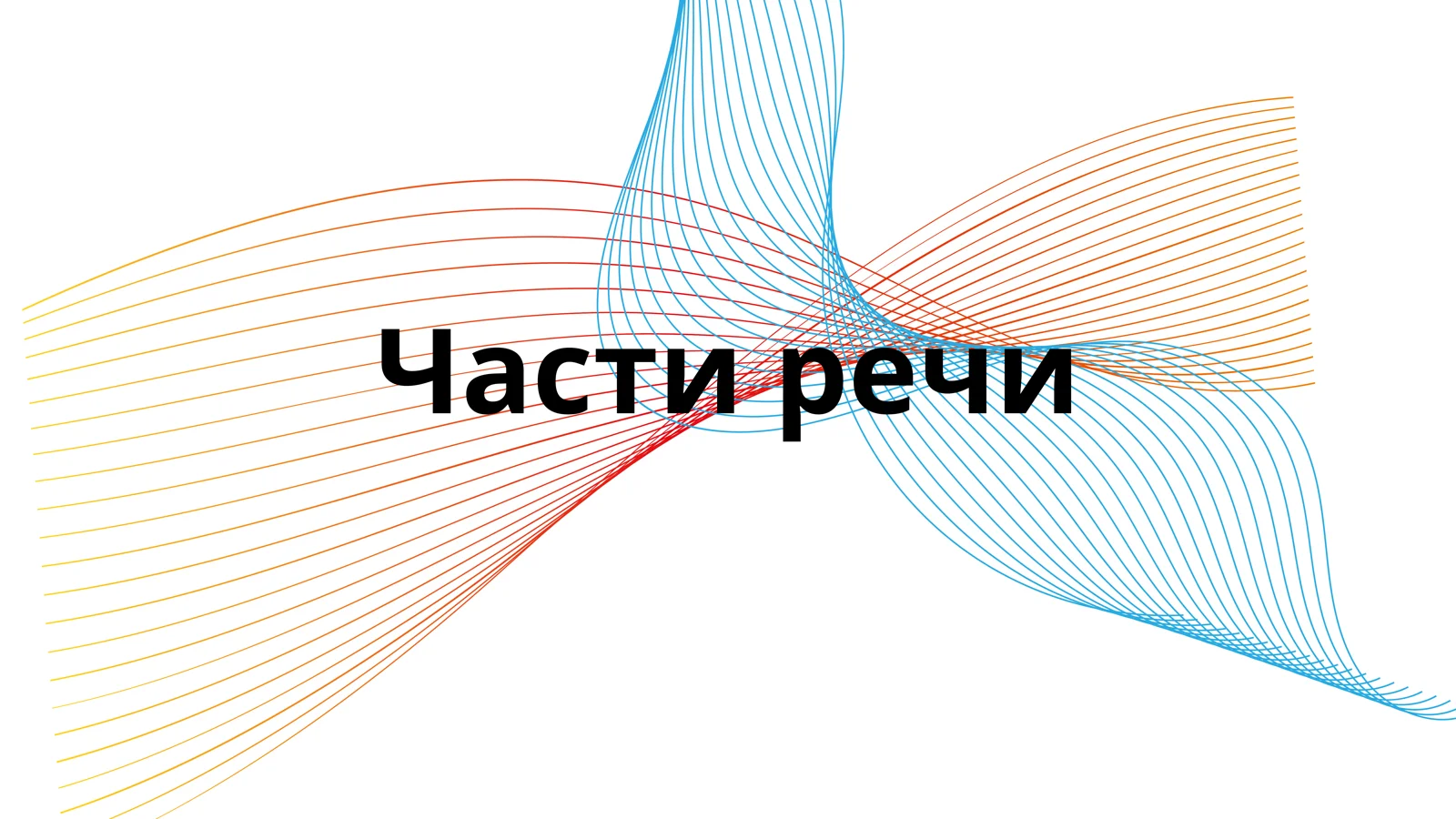 Rus tili .Части речи.
