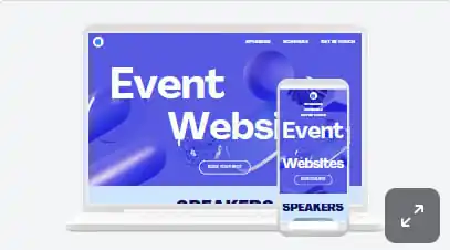 Eventlar uchun veb sayt dizayni