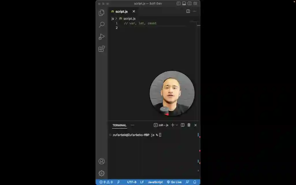 👨🏻💻JavaScript: var, let, const farqlari