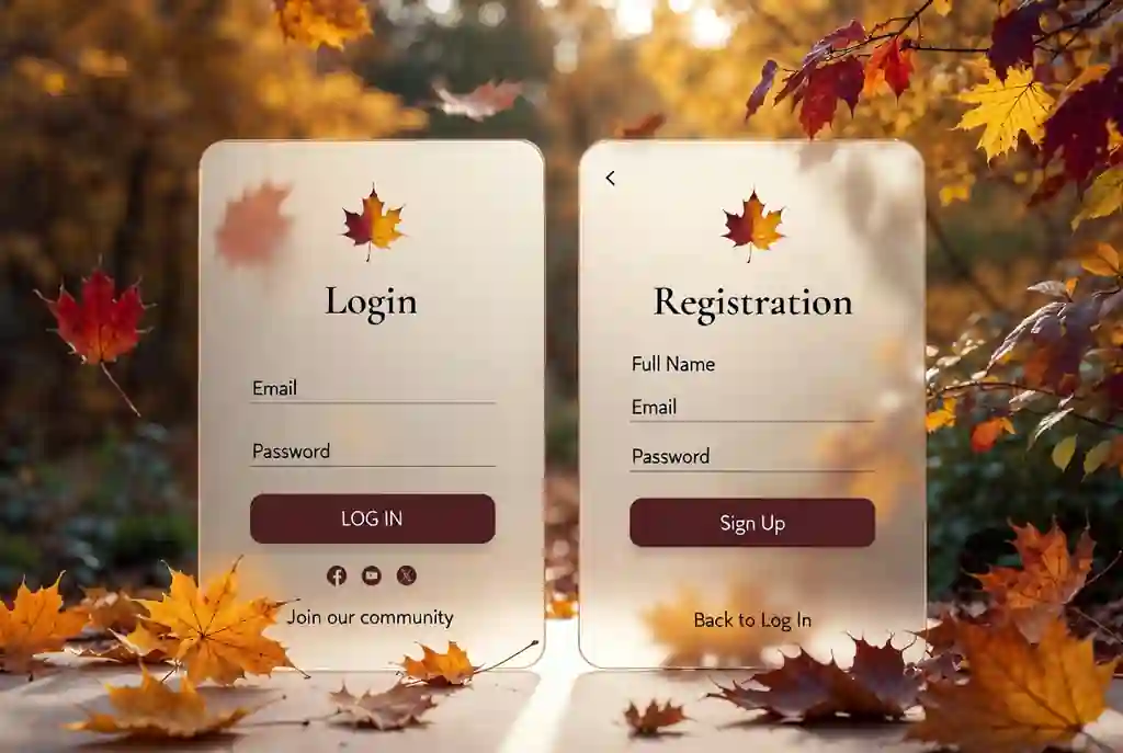 Login va Registration Dizayn