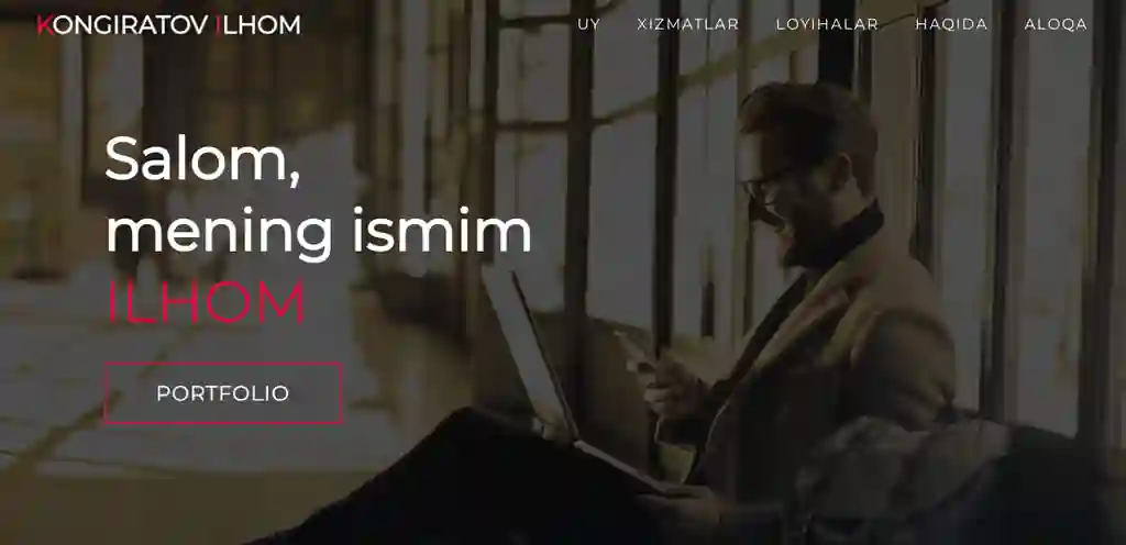 Portfolio - Web sayti