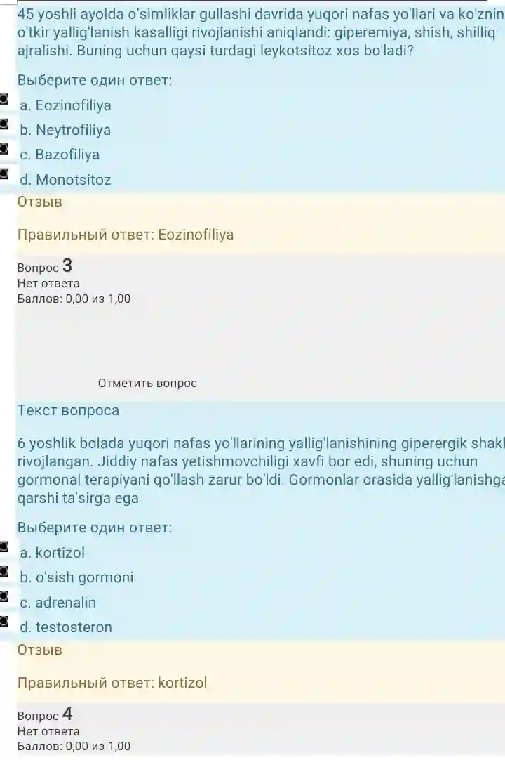 Patologik Fizaligiya  Test  orginal