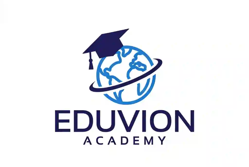 EDUVION Academy – O‘quv markazi uchun professional logo