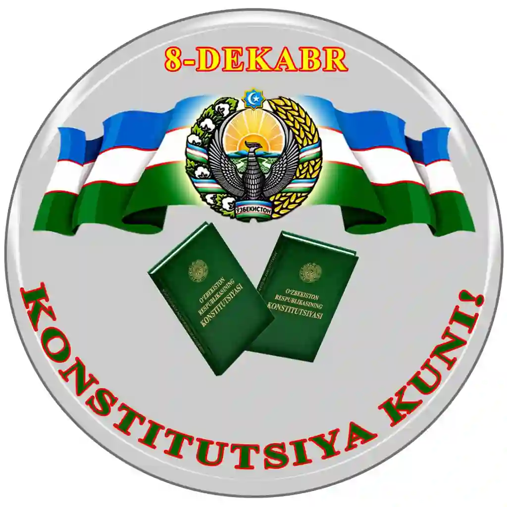 8-dekabr konstitutsiya kuni uchun maxsus emblemalar