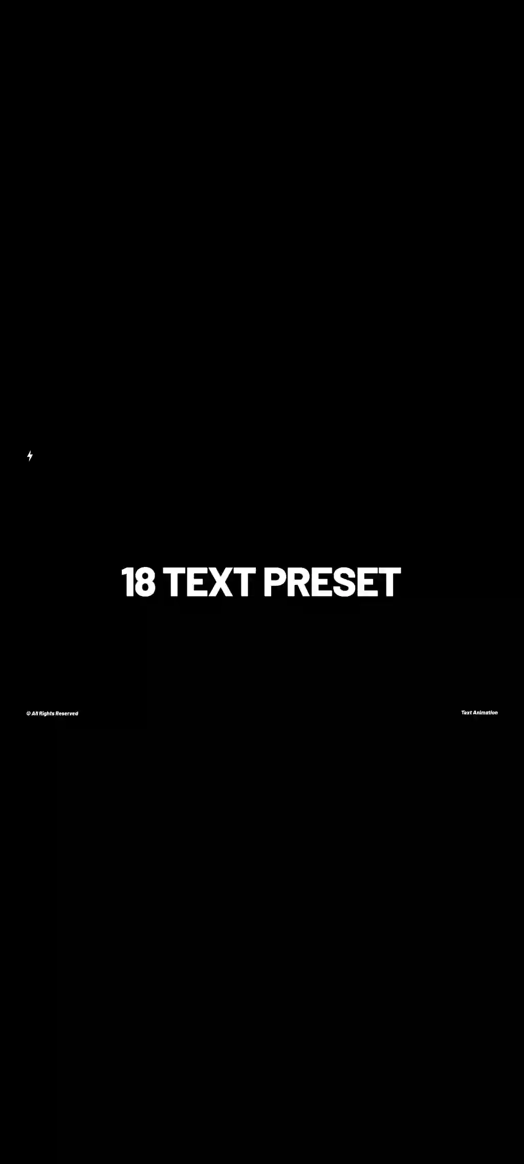 Tex preset Animatsiyalari 18 dona