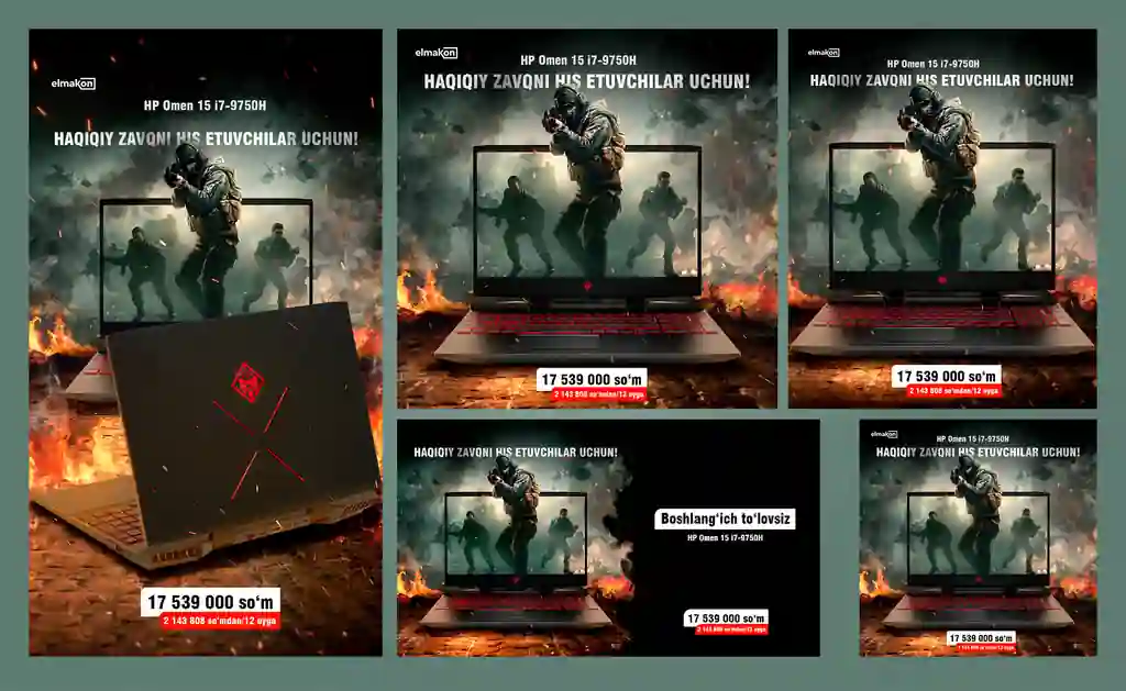 poster and banner