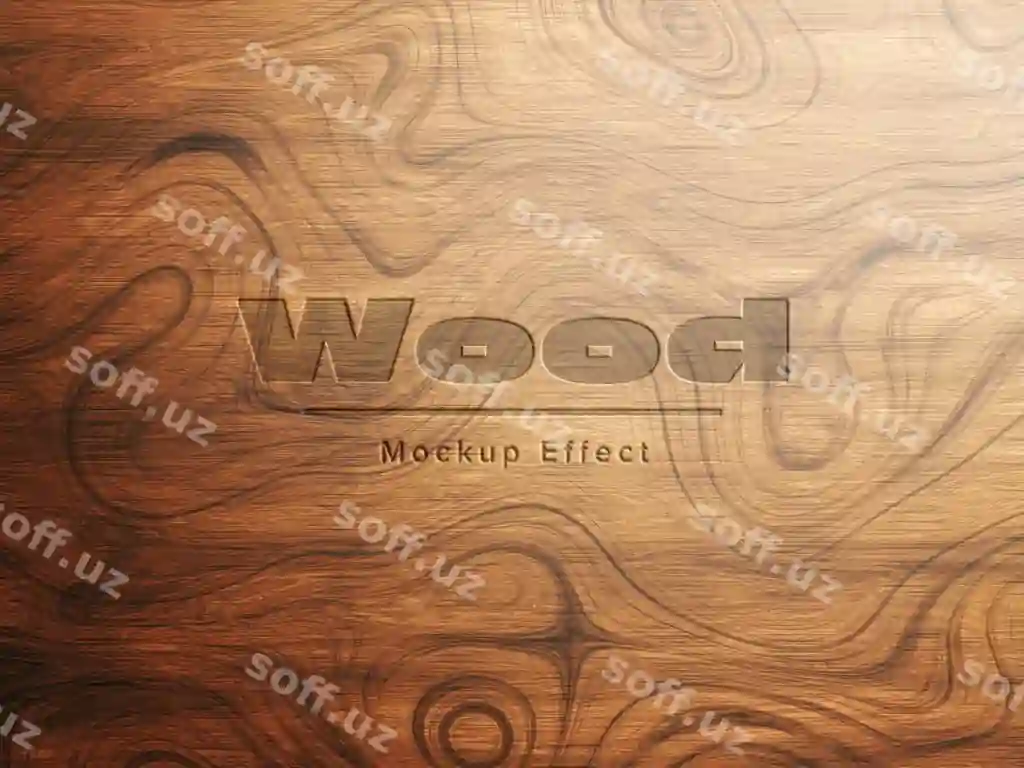 Logo mockup yog'och orqa fonda | Logo mockup wood background