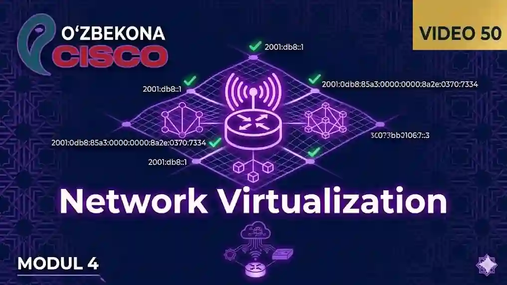 Network Virtualization (Tarmoq Virtualizatsiyasi) | CCNA 200-301 | 50-dars