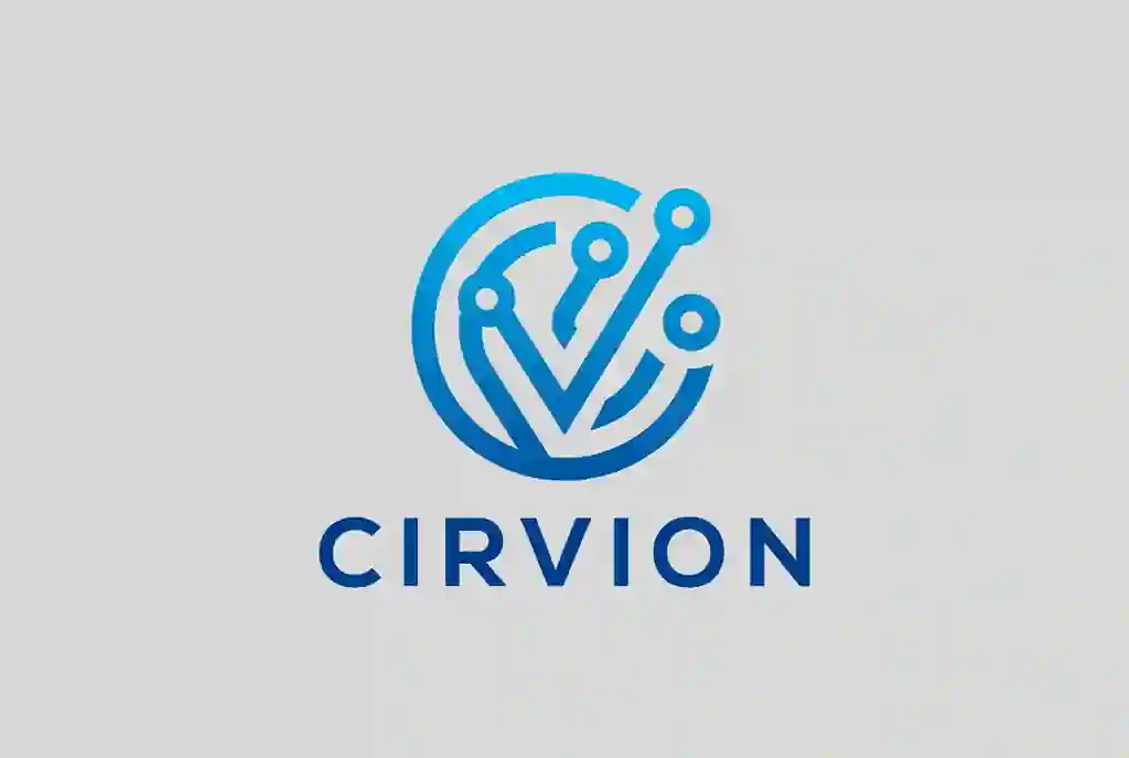 CIRVION – Innovatsion texnologiya brendi uchun logo