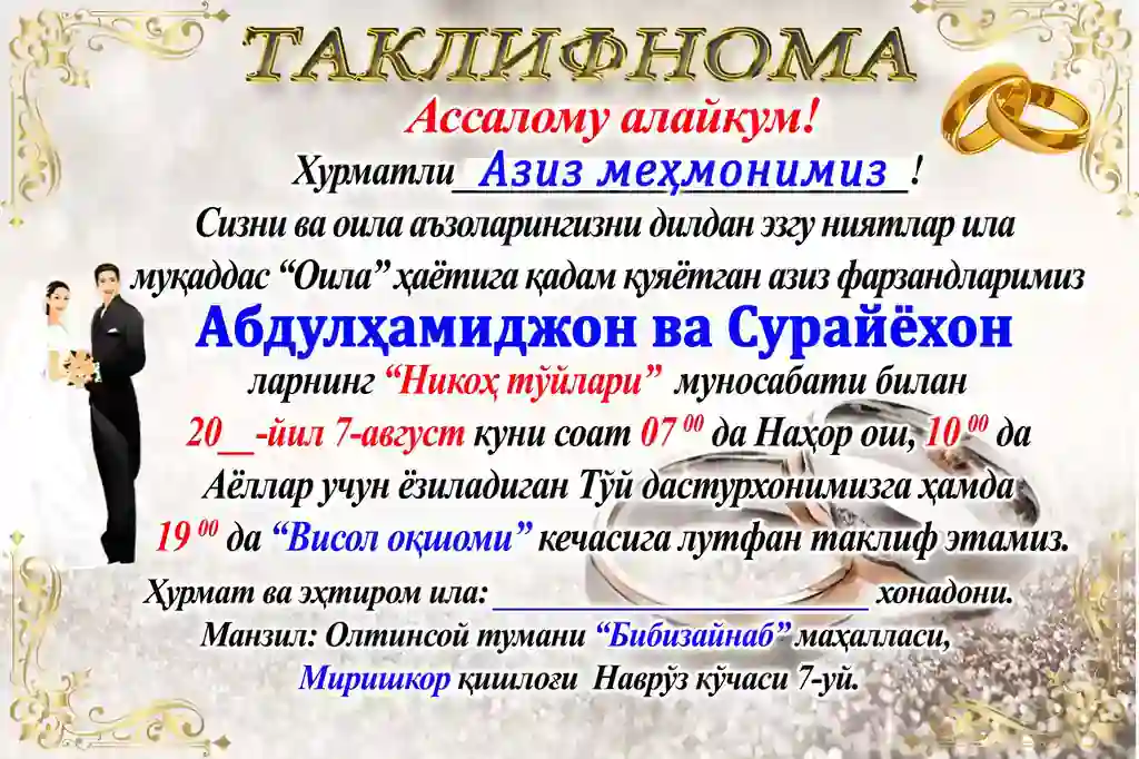 Taklifnoma